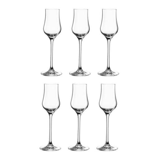 Leonardo set 6 čaša za rakiju Grappa Ciao+ 85 ml – čaše za fina pića, kristalno staklo