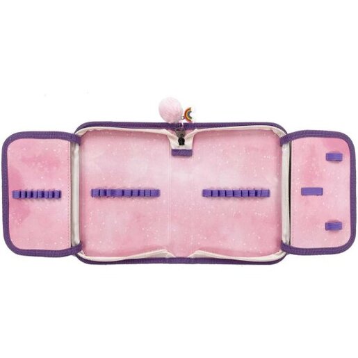 STREET pernica prazna 1 zip 2 preklopa RAIN GIRL 21x4x14 cm