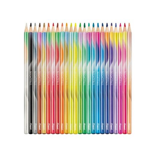 MAPED Bojice drvene 24/1 NIGHTFALL