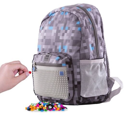 Pixie školski ruksak  PXB-18-68 sivi
