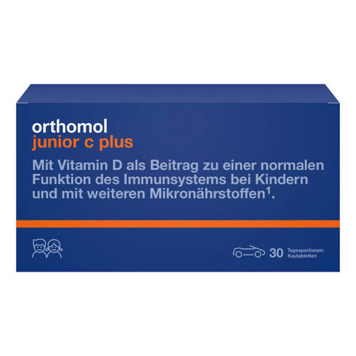 Orthomol Junior C plus, 30 dnevnih doza okus narandža i mandarina