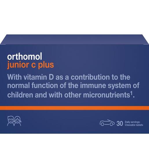 Orthomol Junior C plus, 30 dnevnih doza okus narandža
