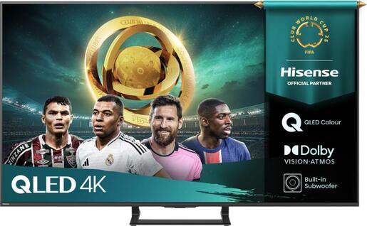 Hisense QLED televizor 55A7Q, 4K Ultra HD, Smart TV, Dolby Atmos, HDR10+, DTS Virtual X decoding