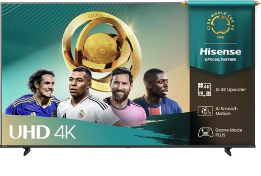 Hisense LED televizor 85A6Q, 4K Ultra HD, Smart TV, VIDAA Smart OS, Dolby Vision, Game Mode PLUS, Crni