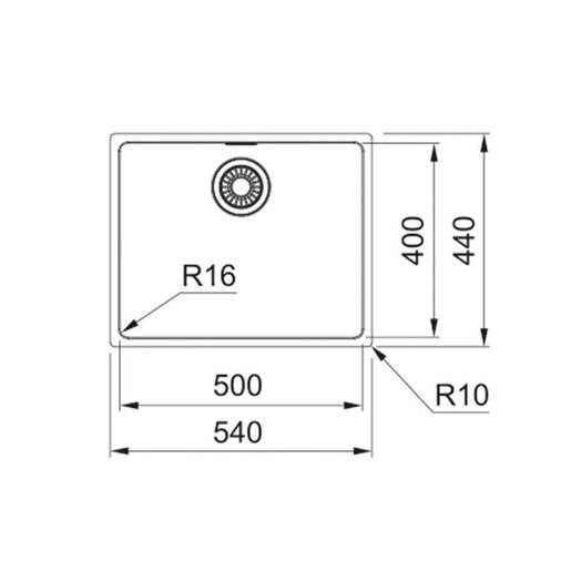 Franke set sudoper Maris MRX 110-50 + česma LINA L