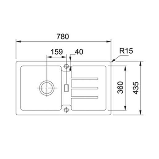 Franke set sudoper Strata STG 614-78 + česma NOVARA PLUS