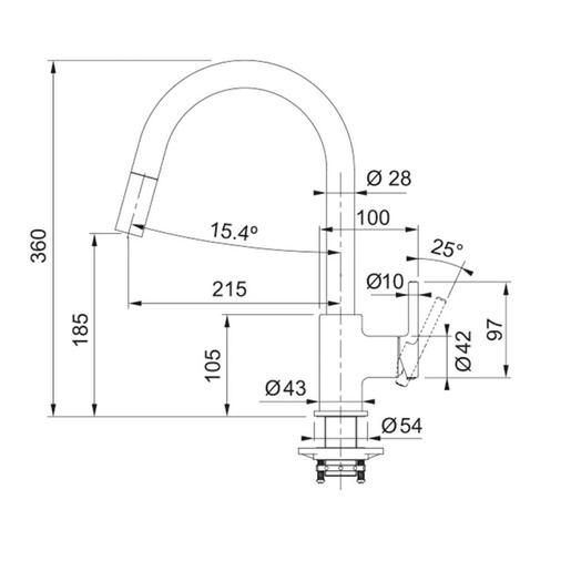 Franke set sudoper Maris MRG 611 + česma LINA DOCCIA