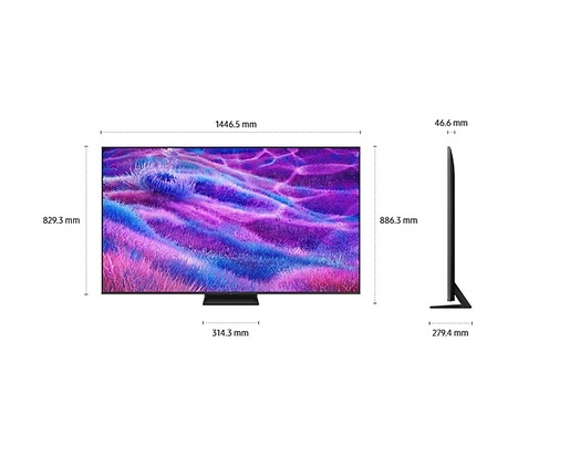SAMSUNG Neo QLED televizor QE65QN80FAUXXH, 4K Ultra HD, Smart TV, Tizen™, Quantum Mini LED, NQ4 AI Gen2 Procesor, Motion Xcelerator 144Hz, Crni