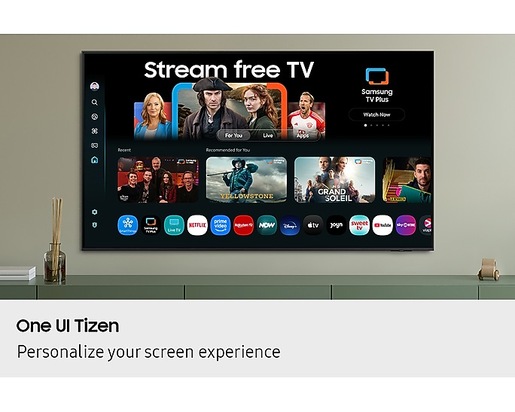 SAMSUNG QLED televizor QE75Q7FAAUXXH, 4K Ultra HD, Vision AI Smart TV, Q4 AI Processor, One UI Tizen, Crni