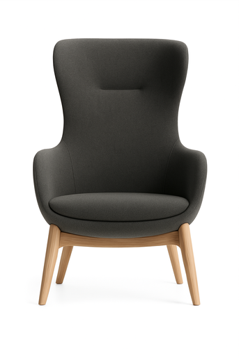 Queen Bombay lounge stolica - tamnosiva