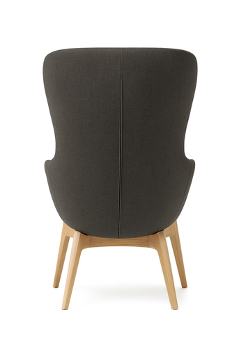 Queen Bombay lounge stolica - tamnosiva