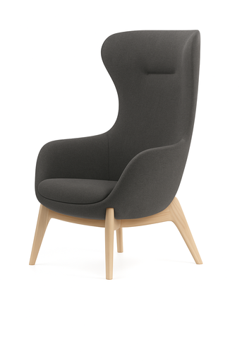 Queen Bombay lounge stolica - tamnosiva