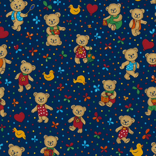 Podesiva dječija stolica za radni stol – s motivom medvjedića