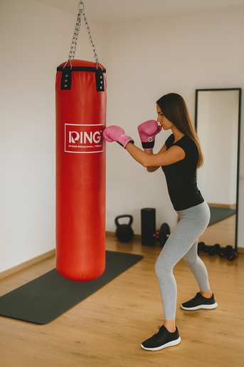 RING Vreća za boks 128x35cm - DZ128, crna