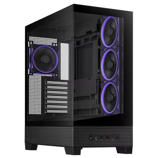 ASUS kućište A31 PLUS TG ARGB black Mid-tower, ATX, 7 Expansion4x ARGB 120mm fans
