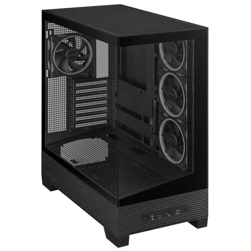 ASUS kućište A31 PLUS TG ARGB black Mid-tower, ATX, 7 Expansion4x ARGB 120mm fans