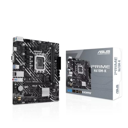 ASUS matična ploča PRIME H610M-K LGA 1700, 2x DDR5,1x M.2,6xUSB1x VGA, 1x HDMI, mATX