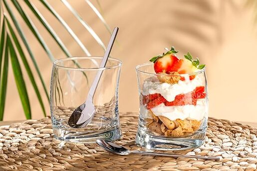 Leonardo SWING čaše za piće 355 ml crvena/šampanjac – set 2 kom