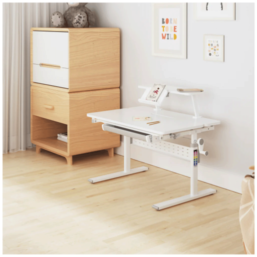 Ergo Office Dječji stol s podesivom visinom ER-483, Bijeli