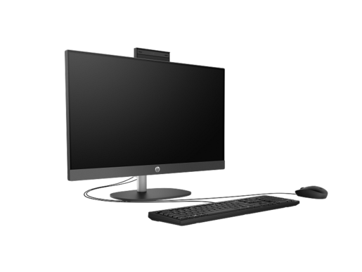 HP računar ProOne 240 G10 AIO, 24, Non Touch, Intel Core i5 1335U, 8GB DDR4 RAM, 512GB SSD, FreeDOS, miš i tastatura, 3 godine garancije, crni