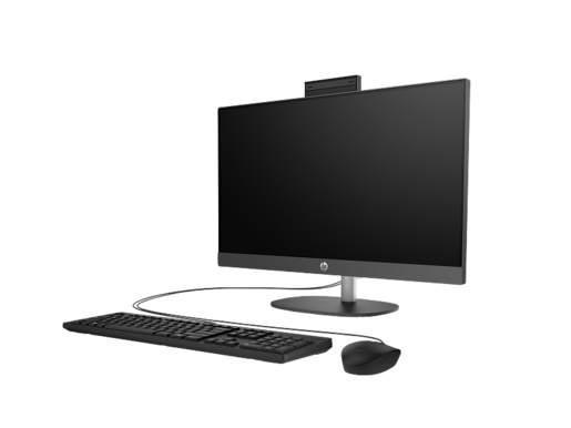 HP računar ProOne 240 G10 AIO, 24, Non Touch, Intel Core i5 1335U, 8GB DDR4 RAM, 512GB SSD, FreeDOS, miš i tastatura, 3 godine garancije, crni