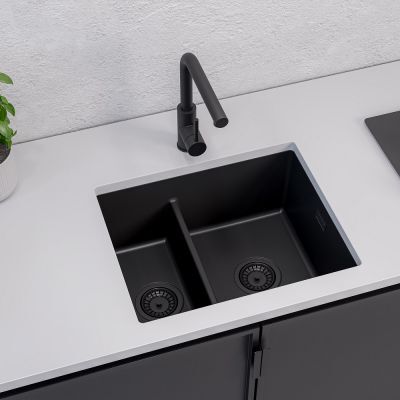 Alveus česma Flora - crna