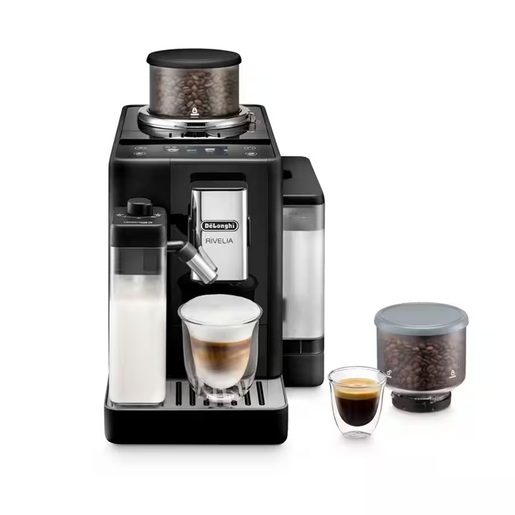 DeLonghi aparat za espresso kafu EXAM440.55.B Rivelia, automatski, crni