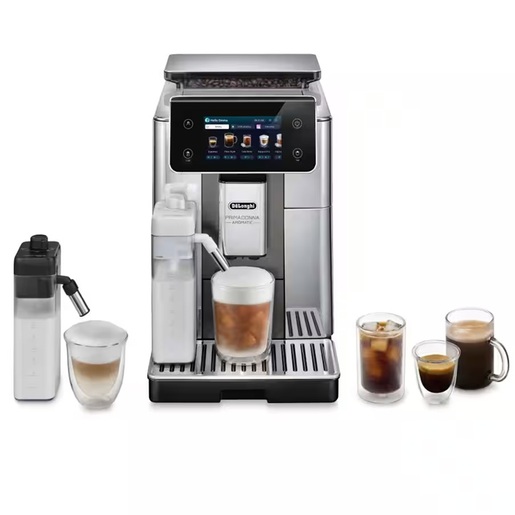 DeLonghi aparat za espresso kafu ECAM630.75.TSM PrimaDonna Aromatic automatski, crno-srebreni