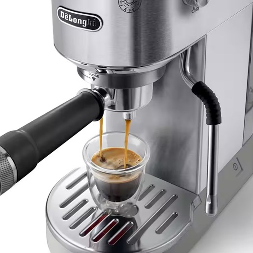 DeLonghi aparat za espresso kafu EC890.M Dedica Duo ručni, srebreni