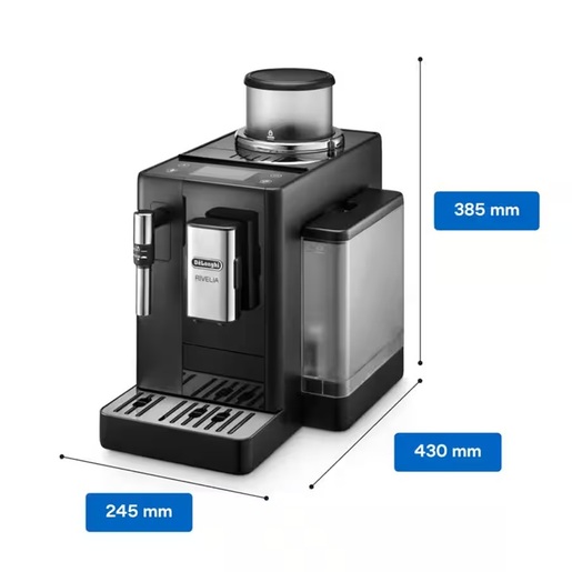 DeLonghi aparat za espresso kafu EXAM440.35.B Rivelia, automatski, crni