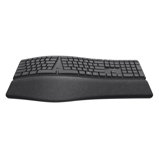 TRUST tastatura KEYRA ergo multi bežična, US layout,USB-C, USB-A, bluetooth