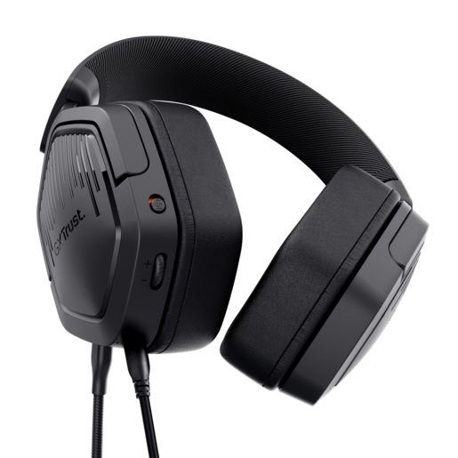Trust GXT slušalice 492 Carus over-ear gaming, žičane, crne