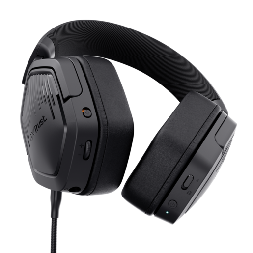 Trust GXT slušalice 493 Carus bežične over-ear gaming ,crne
