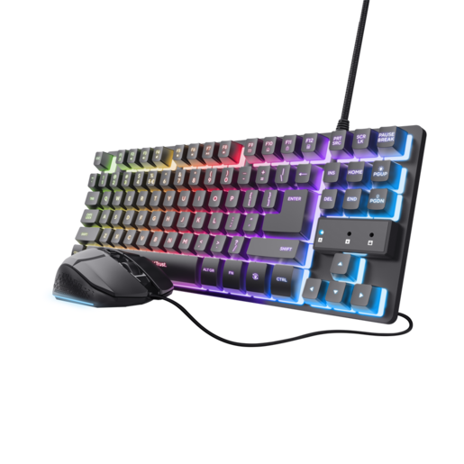 Trust GXT miš i tastatura 798 2-u-1 gaming set, crni