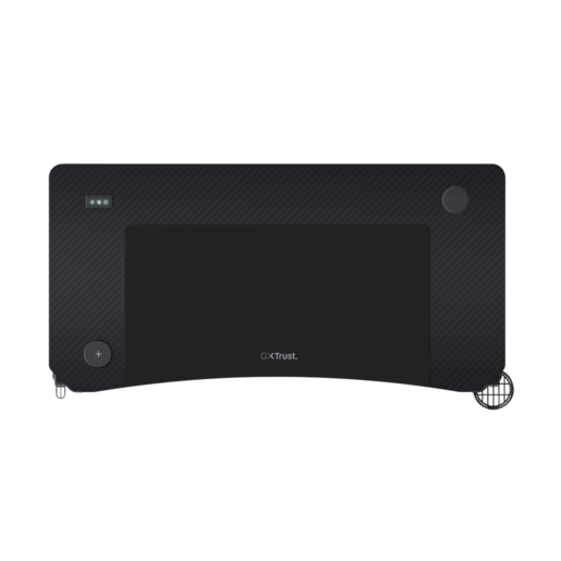 Trust GXT 710 Luminus Pro RGB gaming sto, wireless punjač,120x60x74 cm, crni