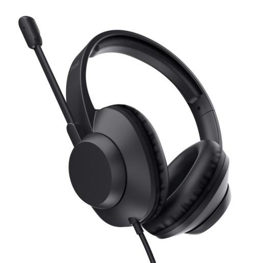 Trust slušalice Ayda MAX USB slušalice,over-head, žičane, USB-C,USB-A, stereo, crne
