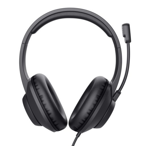 Trust slušalice Ayda MAX USB slušalice,over-head, žičane, USB-C,USB-A, stereo, crne