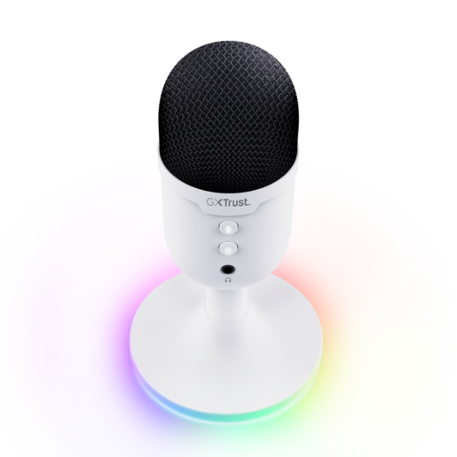 Trust GXT mikrofon 234 Yunix USB gaming, 3.5 mm, USB-A, deskstand, bijeli