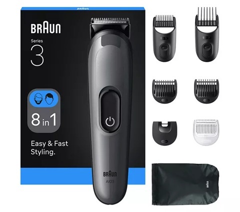BRAUN aparat za brijanje AIO3540 serije 3 ALL IN ONE