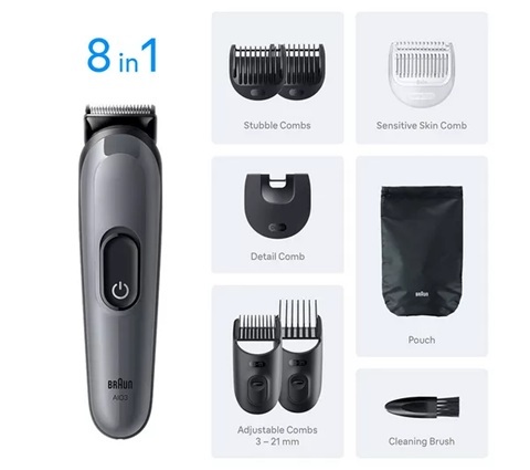 BRAUN aparat za brijanje AIO3540 serije 3 ALL IN ONE