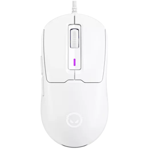 LORGAR miš MSA10, Ultralight žični Gaming Advanced, bijeli