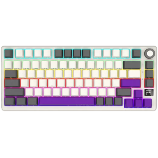 LORGAR tastatura KBP7075W, bežična 75% mehanička Gaming, Bež, EN layout