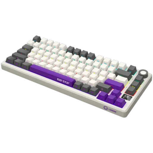 LORGAR tastatura KBP7075W, bežična 75% mehanička Gaming, Bež, EN layout