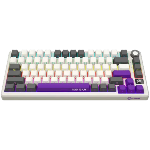 LORGAR tastatura KBP7075W, bežična 75% mehanička Gaming, Bež, EN layout