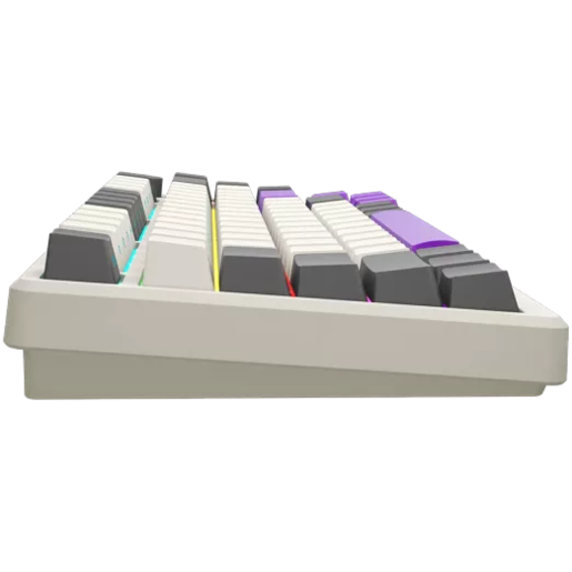 LORGAR tastatura KBP7075W, bežična 75% mehanička Gaming, Bež, EN layout