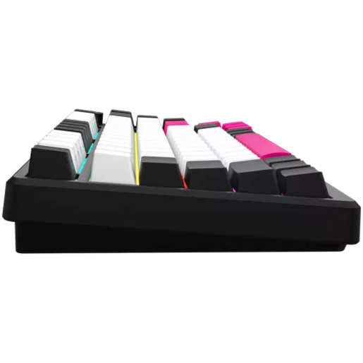 LORGAR tastatura KBP7075W, bežična 75% mehanička Gaming, crno crvena, EN layout