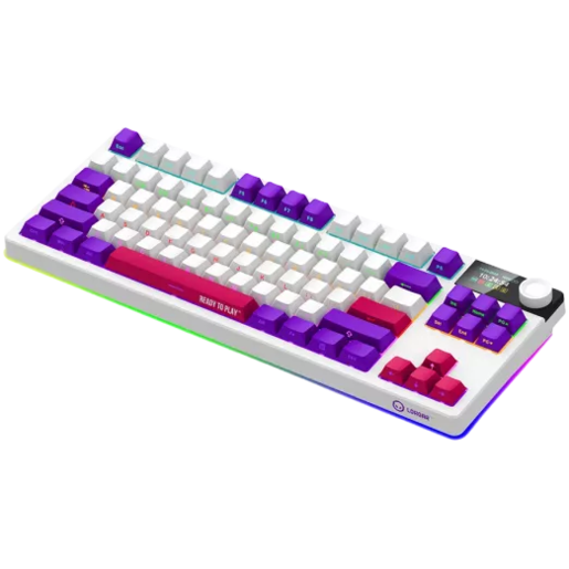 LORGAR tastatura KBP70TKLW, bežična TKL mehanička Gaming Pro, bijela, EN layout