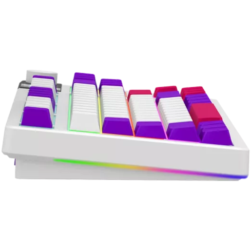 LORGAR tastatura KBP70TKLW, bežična TKL mehanička Gaming Pro, bijela, EN layout