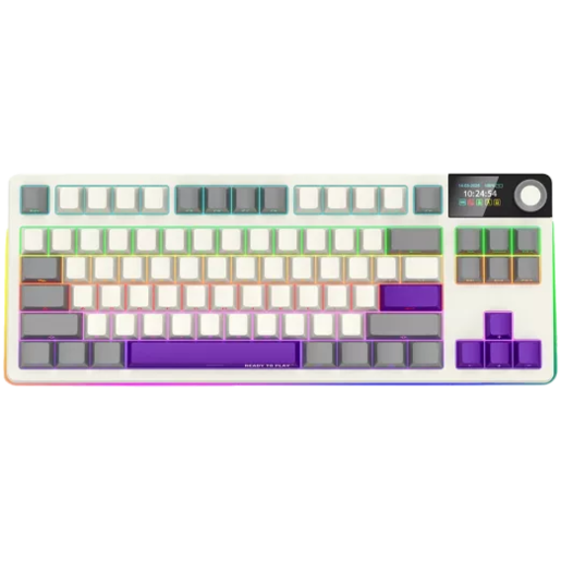 LORGAR tastatura KBP70TKLW, bežična TKL mehanička Gaming Pro, Bež, EN layout