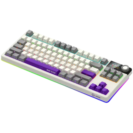 LORGAR tastatura KBP70TKLW, bežična TKL mehanička Gaming Pro, Bež, EN layout